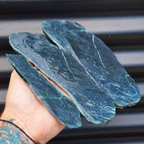 500g Raw New Zealand Greenstone / Pounamu Carving Slices (R14B8)