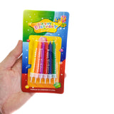 6pcs Colorful Rainbow Birthday Candles