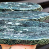 1kg Raw New Zealand Greenstone / Pounamu Carving Slices (R14B89)