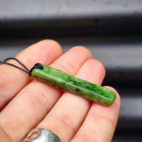 New Zealand Greenstone Pounamu Pendant Necklace (AJJC2124)