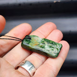 New Zealand Greenstone Pounamu Pendant Necklace (AJJC2122)