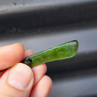 New Zealand Greenstone Pounamu Pendant Necklace (AJJC2193)