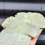 1kg Raw New Zealand Greenstone / Pounamu Carving Slices (R14B90)