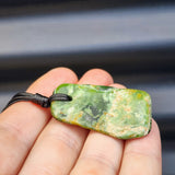 New Zealand Greenstone Pounamu Pendant Necklace (AJJC2145)