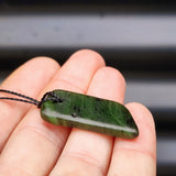 New Zealand Greenstone Pounamu Pendant Necklace (AJJC2137)