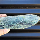 500g Raw New Zealand Greenstone / Pounamu Carving Slices (R14B42)