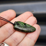 New Zealand Greenstone Pounamu Pendant Necklace (AJJC2162)