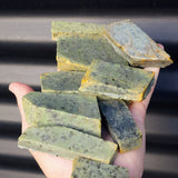 1kg Raw New Zealand Greenstone / Pounamu Carving Slices (R14B146)