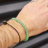 6mm Natural Aventurine Elastic Bracelet