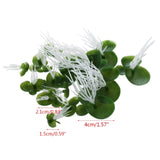 6pcs Floating Duckweed Artificial Floating Aquarium Plants