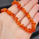 Amber Teething Necklace - Polished Honey Chip