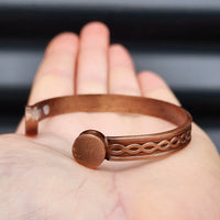 Copper Magnetic Celtic Cuff Bracelet