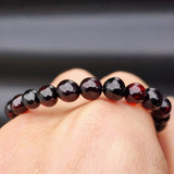 Adults Elastic Polished Cherry Amber Bracelet