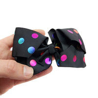 Colorful Large Polka Dot Hair Bows