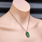 New Zealand Greenstone Pounamu Pendant Necklace (AJJC2237)