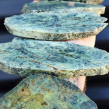 500g Raw New Zealand Greenstone / Pounamu Carving Slices (R14B22)