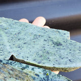 500g Raw New Zealand Greenstone / Pounamu Carving Slices (R14B17)