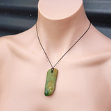 New Zealand Greenstone Pounamu Pendant Necklace (AJJC2235)