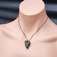 New Zealand Greenstone Pounamu Pendant Necklace (AJJC2157)