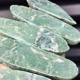 1kg Raw New Zealand Greenstone / Pounamu Carving Slices (R14B192)