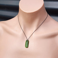 New Zealand Greenstone Pounamu Pendant Necklace (AJJC2199)