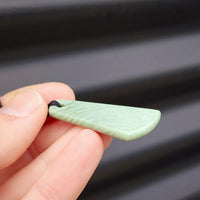 NZ Greenstone Pounamu Toki Pendant Necklace (P10 X5)