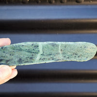 500g Raw New Zealand Greenstone / Pounamu Carving Slices (R14B44)