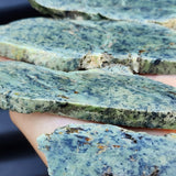 500g Raw New Zealand Greenstone / Pounamu Carving Slices (R14B16)