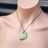 New Zealand Greenstone Pounamu Pendant Necklace (AJJC2189)