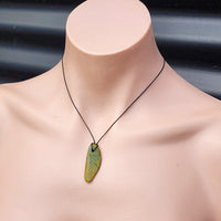 New Zealand Greenstone Pounamu Pendant Necklace (AJJC2203)