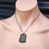 New Zealand Greenstone Pounamu Pendant Necklace (AJJC2136)