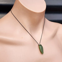 New Zealand Greenstone Pounamu Pendant Necklace (AJJC2204)