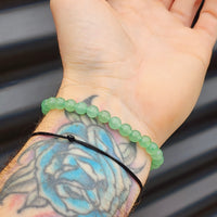 6mm Natural Aventurine Elastic Bracelet