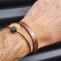 Copper Magnetic Cross Cuff Bracelet