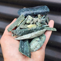 1kg Raw New Zealand Greenstone Offcuts / Pounamu Pieces