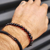 Adults Elastic Polished Cherry Amber Bracelet