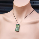 New Zealand Greenstone Pounamu Pendant Necklace (AJJC2122)