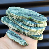 500g Raw New Zealand Greenstone / Pounamu Carving Slices (R14B35)