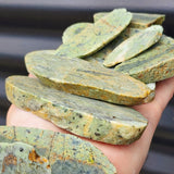 1kg Raw New Zealand Greenstone / Pounamu Carving Slices (R14B60)