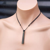 NZ Greenstone Pounamu Toki Pendant Necklace (N60)