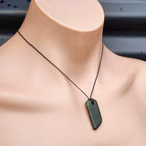 New Zealand Greenstone Pounamu Pendant Necklace (AJJC2137)