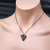 New Zealand Greenstone Pounamu Pendant Necklace (AJJC2125)