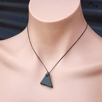 New Zealand Greenstone Pounamu Pendant Necklace (AJJC2129)