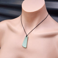 NZ Greenstone Pounamu Toki Pendant Necklace (P10 X5)