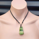 New Zealand Greenstone Pounamu Pendant Necklace (AJJC2145)