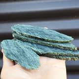 500g Raw New Zealand Greenstone / Pounamu Carving Slices (R14B25)