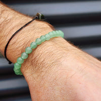 6mm Natural Aventurine Elastic Bracelet