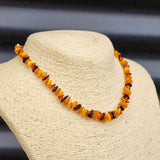 Amber Teething Necklace - Mixed Polished Chip