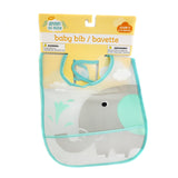 9x Plastic Baby Feeding Bibs