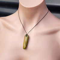 New Zealand Greenstone Pounamu Pendant Necklace (AJJC2198)